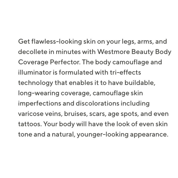 Westmore Beauty Body Coverage Perfector in Golden Radiance - Picture 5 of 6